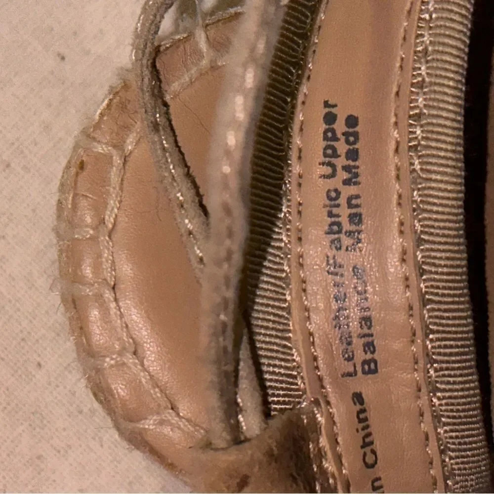 🌿 Franco Sarto “Libby” Espadrille Wedge Sandals - Taupe | Size 8.5